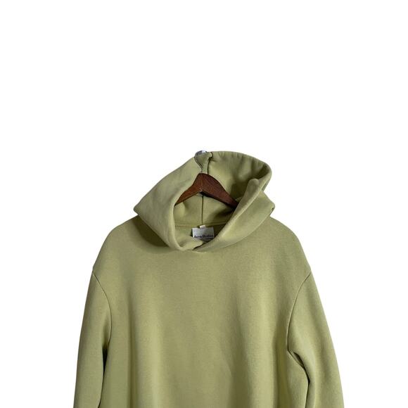 Acne Studios Forres Cotton-Blend Jersey Hoodie in Green Mens XL - Picture 4 of 13